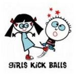pic for girls kick balls